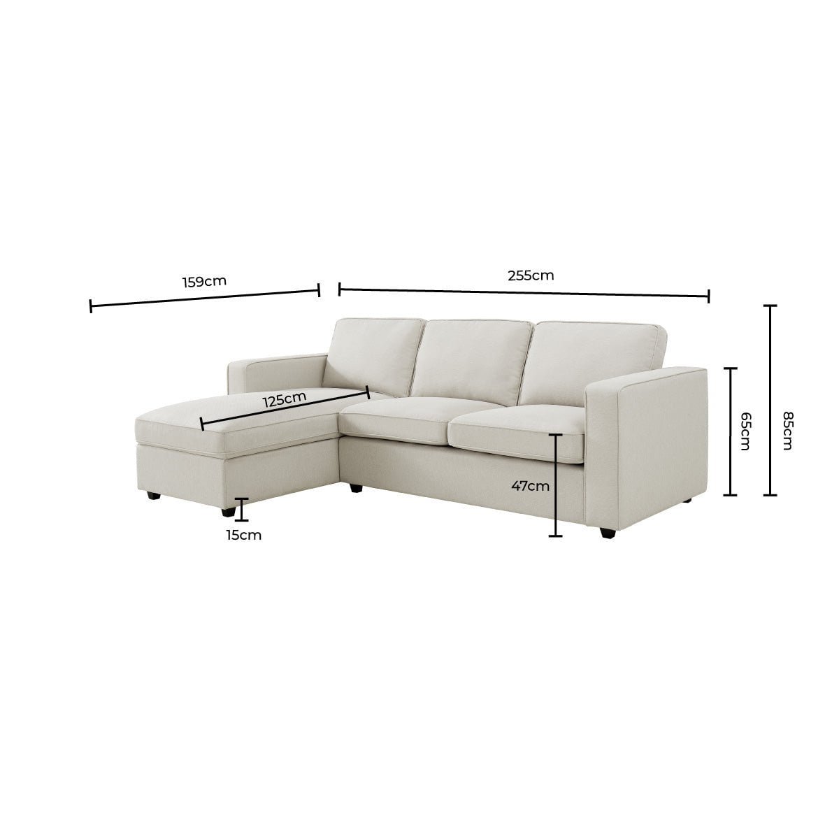 Soho Left Hand Storage Chaise Sofa - Dark Olive - Image 9