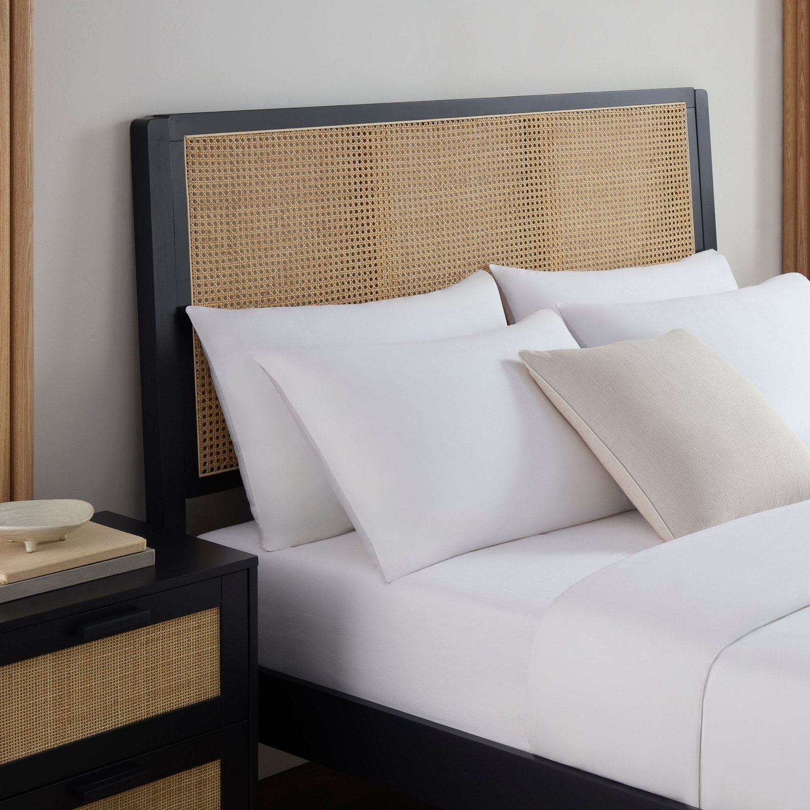 Bali Rattan Bed Frame - Black - Image 2