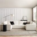 Brooklyn U-Shape Sofa - Ivory