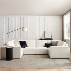 Brooklyn U-Shape Sofa - Ivory