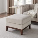 Chesterfield Pouffe - Stone