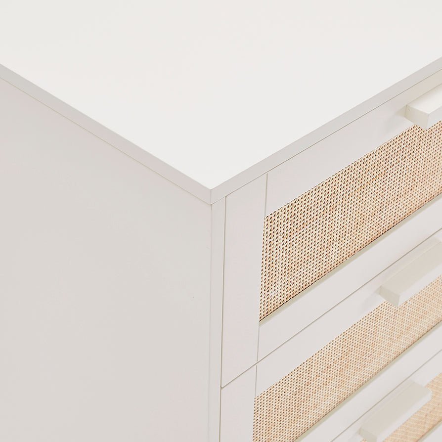 Isla 6 Drawer Chest - Cream - Image 6