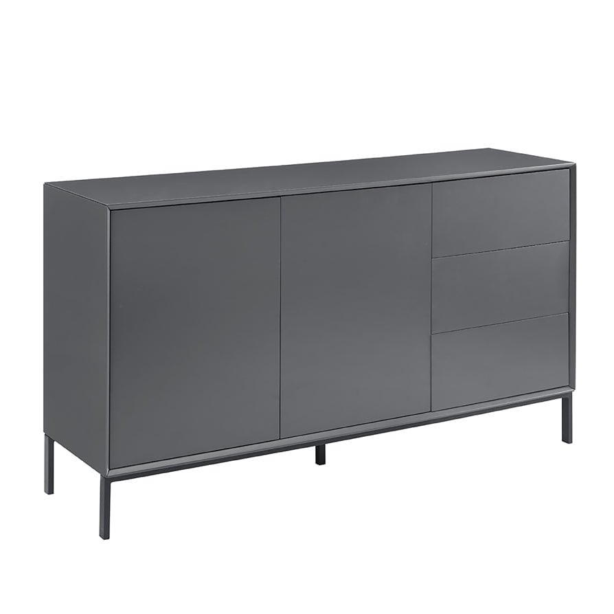 Nova Large Sideboard with Drawers - Charcoal - Image 2
