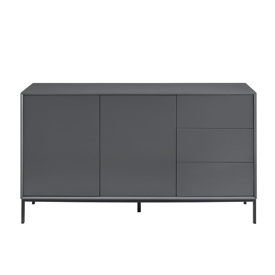 Nova Large Sideboard with Drawers - Charcoal - Image 5