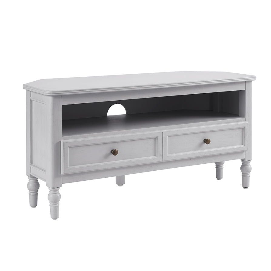 Ruby 100cm Corner TV Unit - Washed Stone - Image 2