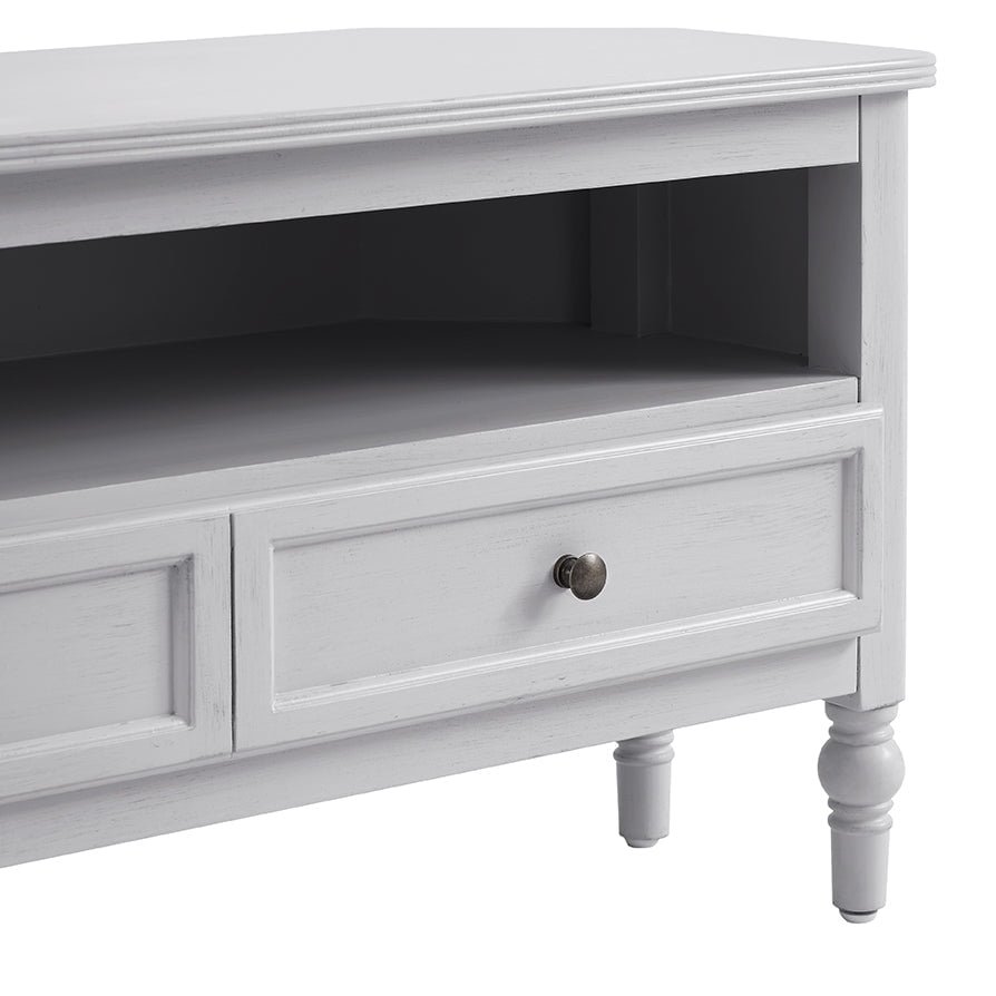Ruby 100cm Corner TV Unit - Washed Stone - Image 9
