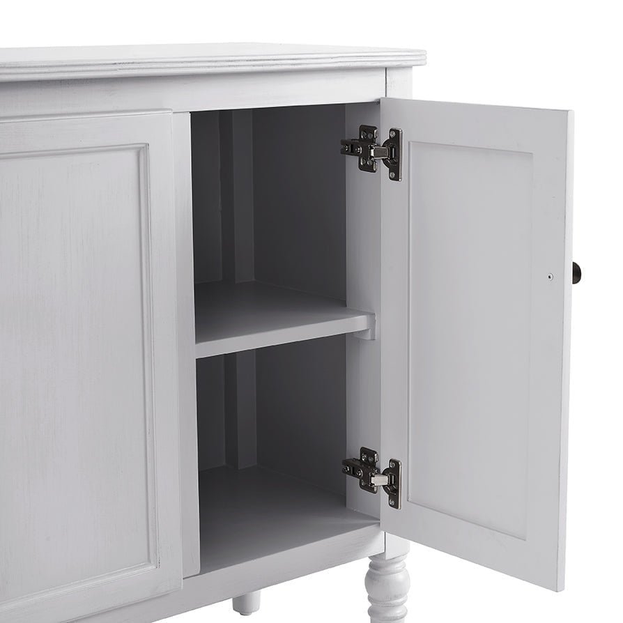 Ruby 4 Door Sideboard - Washed Stone - Image 10