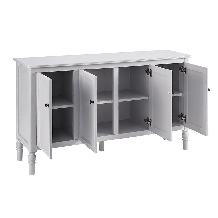 Ruby 4 Door Sideboard - Washed Stone - Image 5
