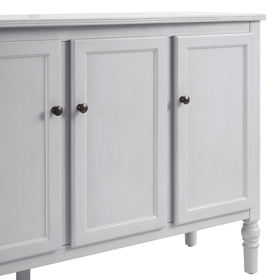 Ruby 4 Door Sideboard - Washed Stone - Image 8