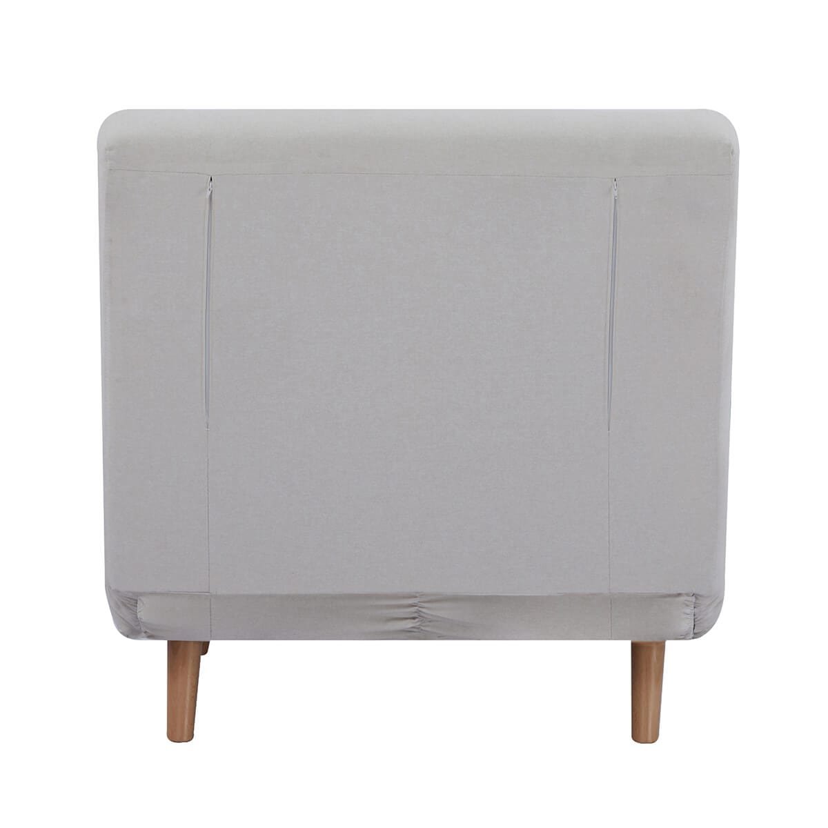 Seattle Single Click Clack Sofa Bed - Warm Natural - Image 5