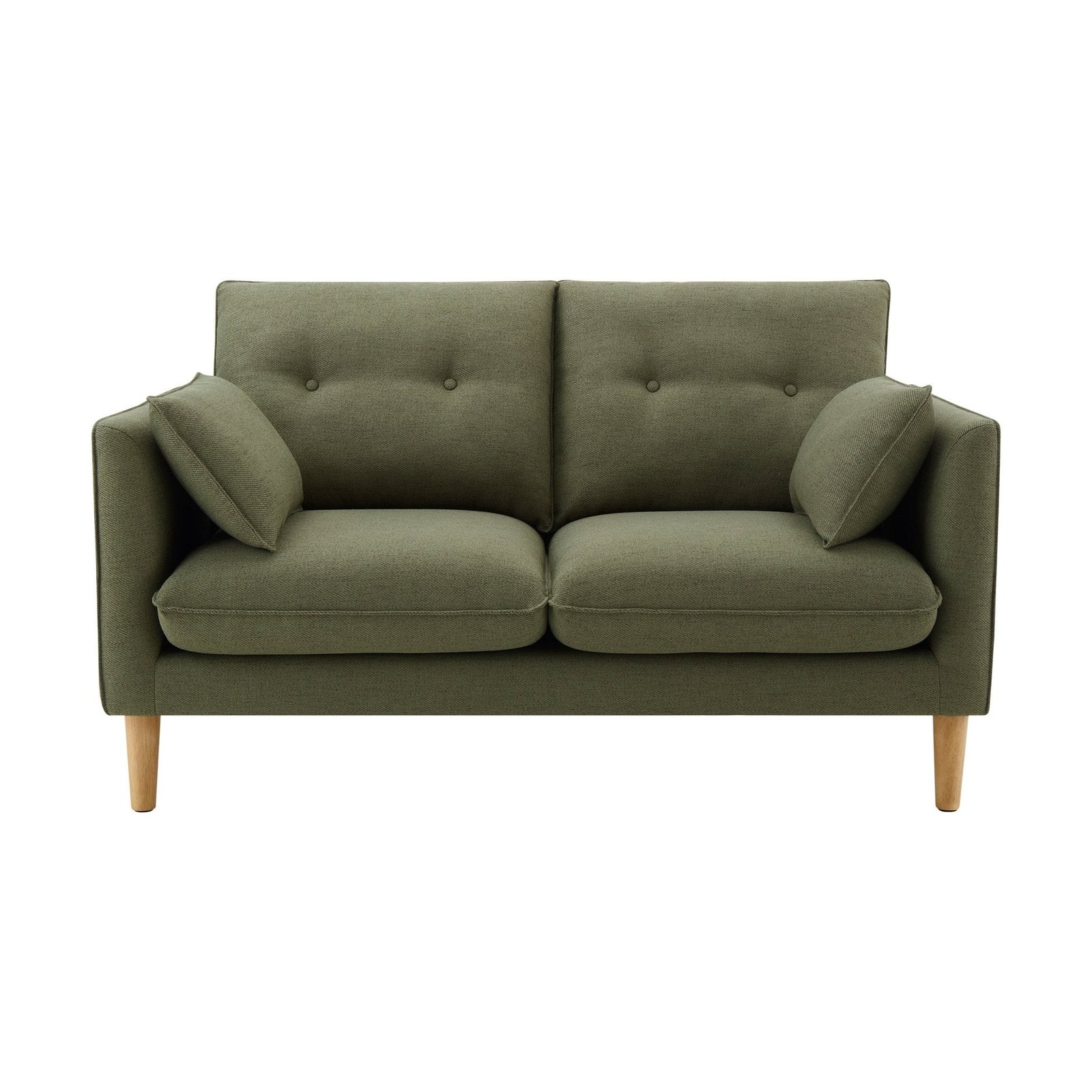 Shoreditch 2 Seater Sofa - Woven Green - Image 4
