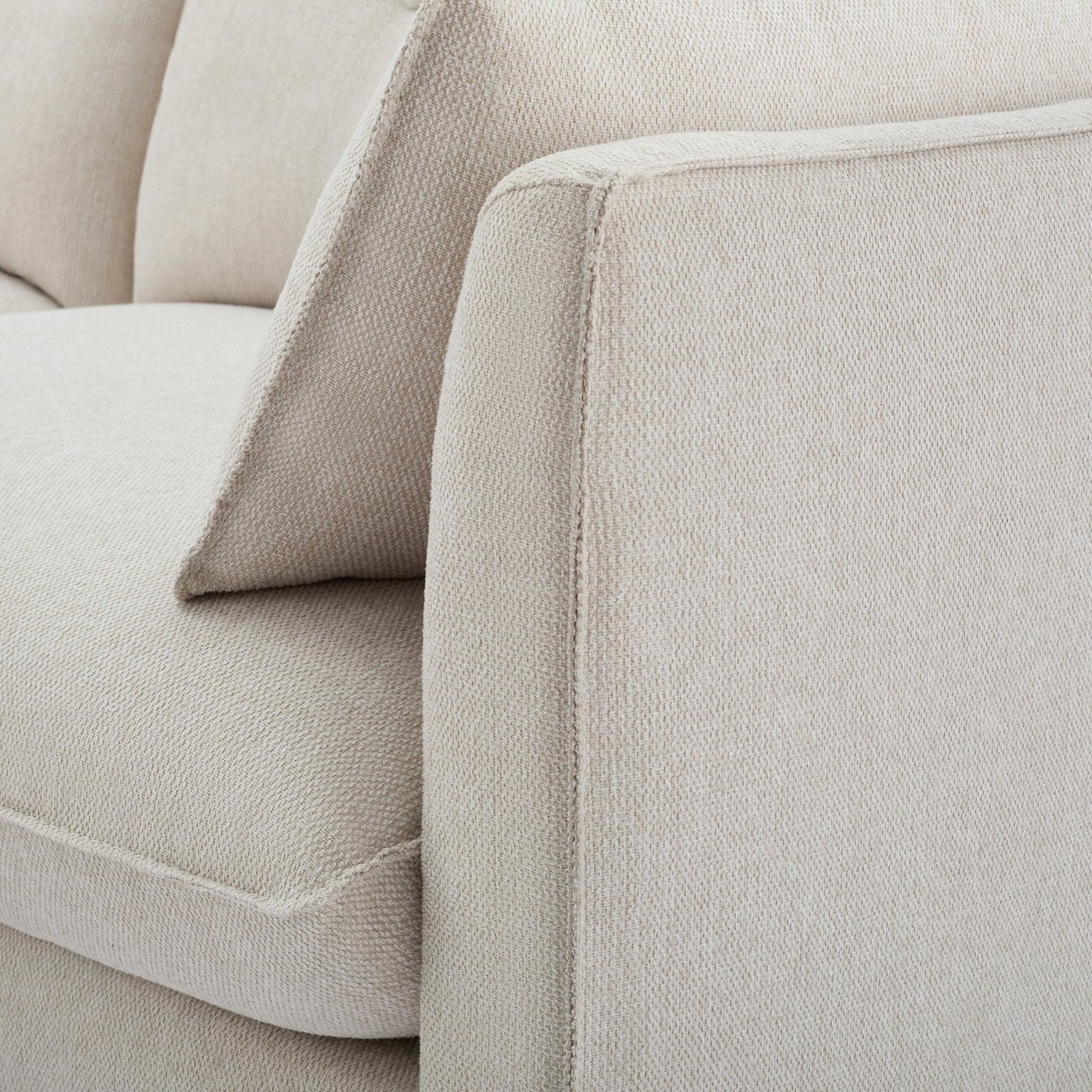 Shoreditch 3 Seater Sofa - Natural - Image 8