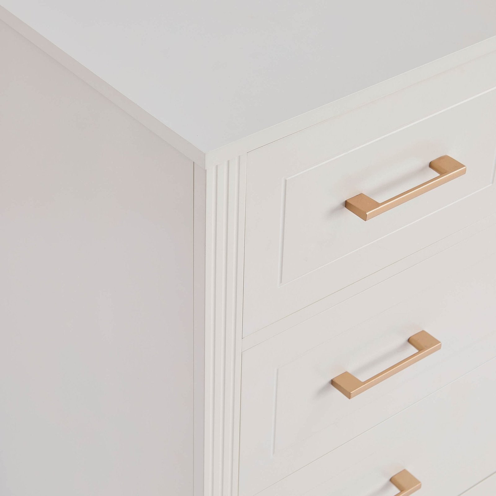 Sienna 5 Drawer Chest - Cream - Image 5
