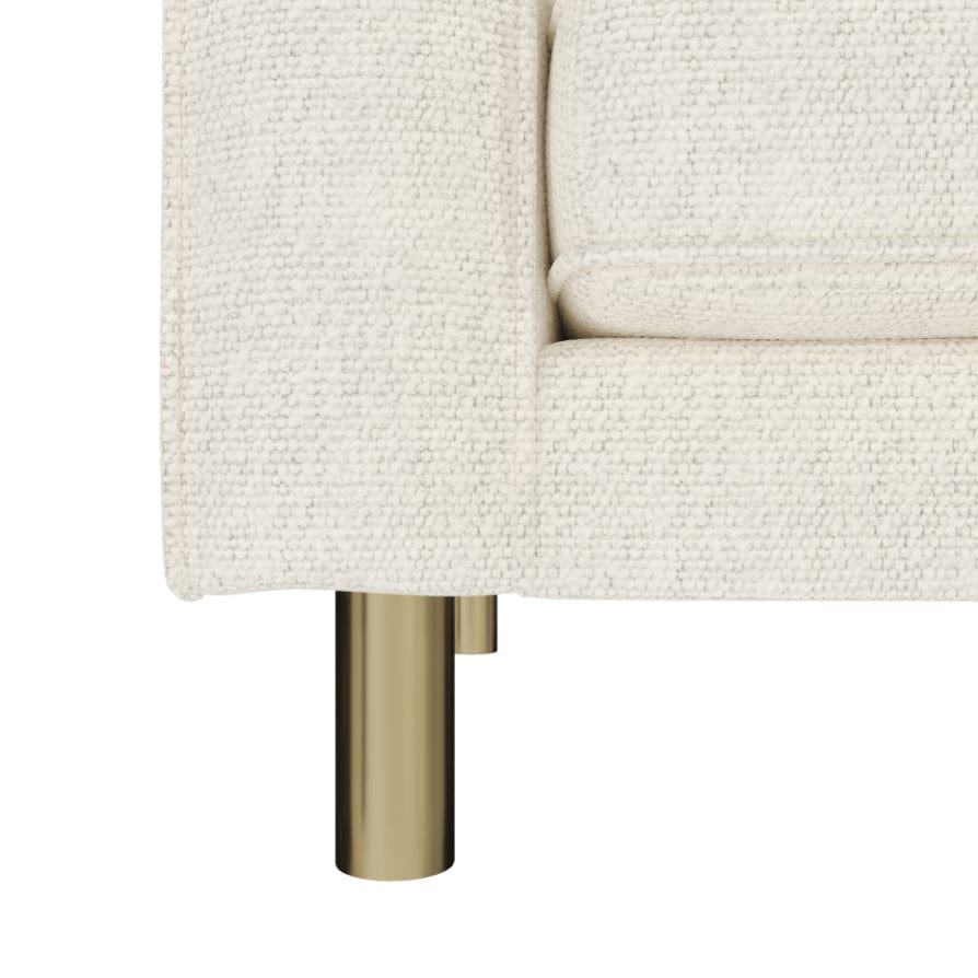 Soho Bouclé 2 Seater Sofa - Ivory - Image 5