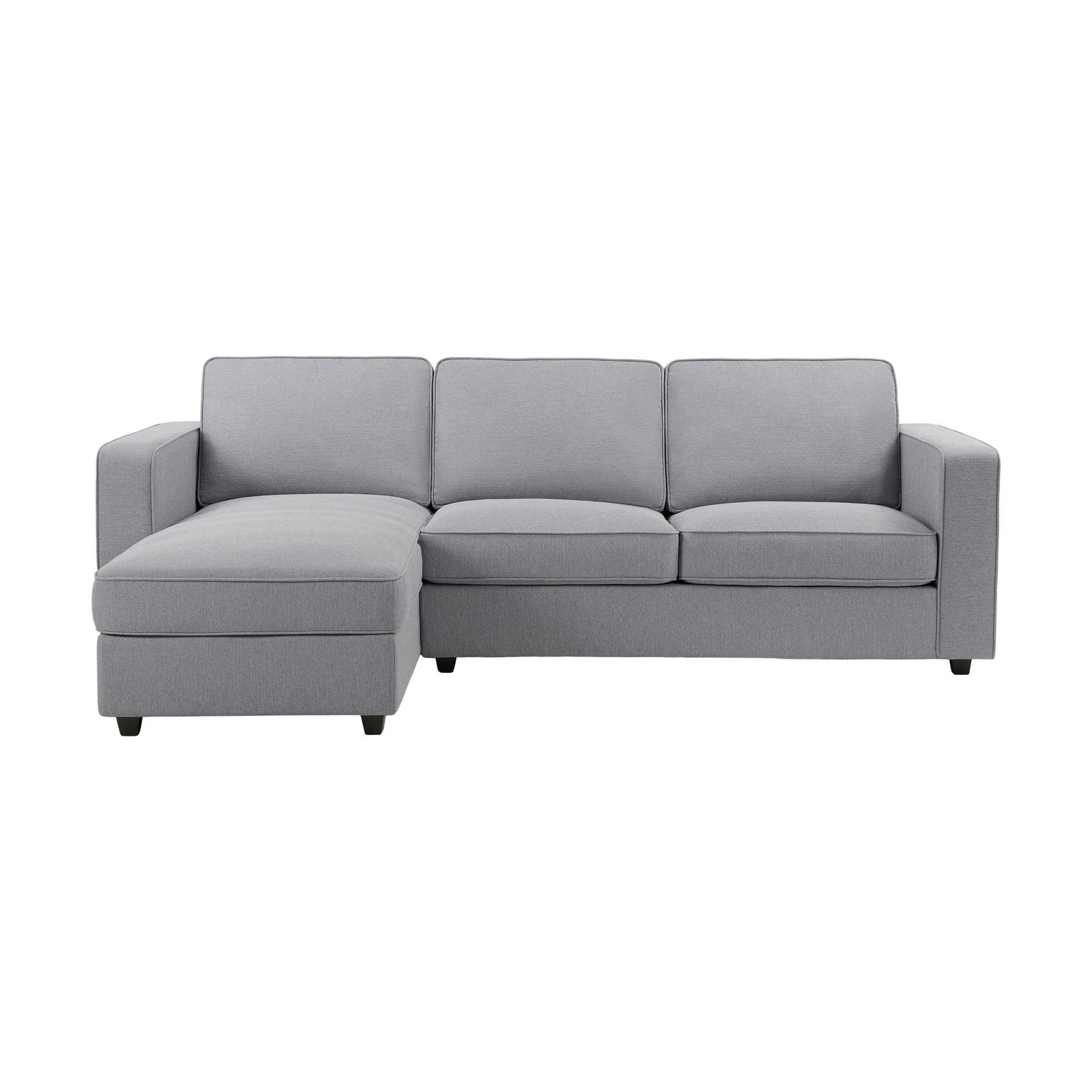 Soho Left Hand Storage Chaise Sofa - Mid Grey - Image 2